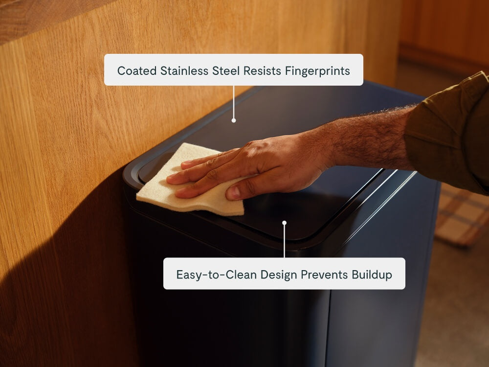 45L 2-Drawer Recycling Bin - Image 8