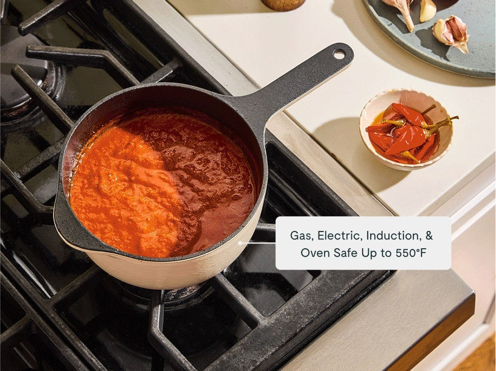 Cast Iron Mini Sauce with Lid - Image 5