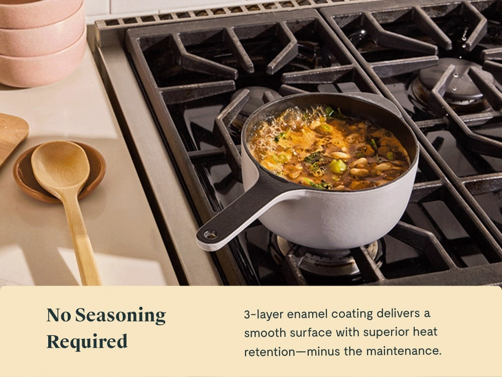 Cast Iron Mini Sauce with Lid - Image 4
