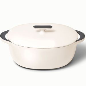 8 qt Enameled Cast Iron Oval Dutch Oven