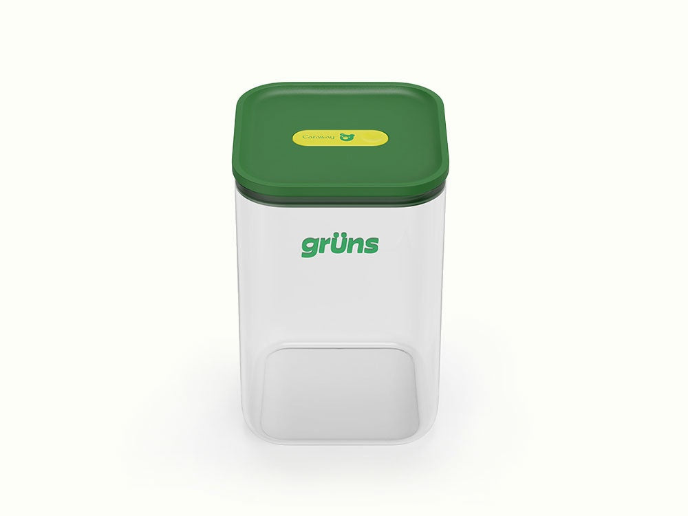 Grüns x Caraway Glass Airtight Container