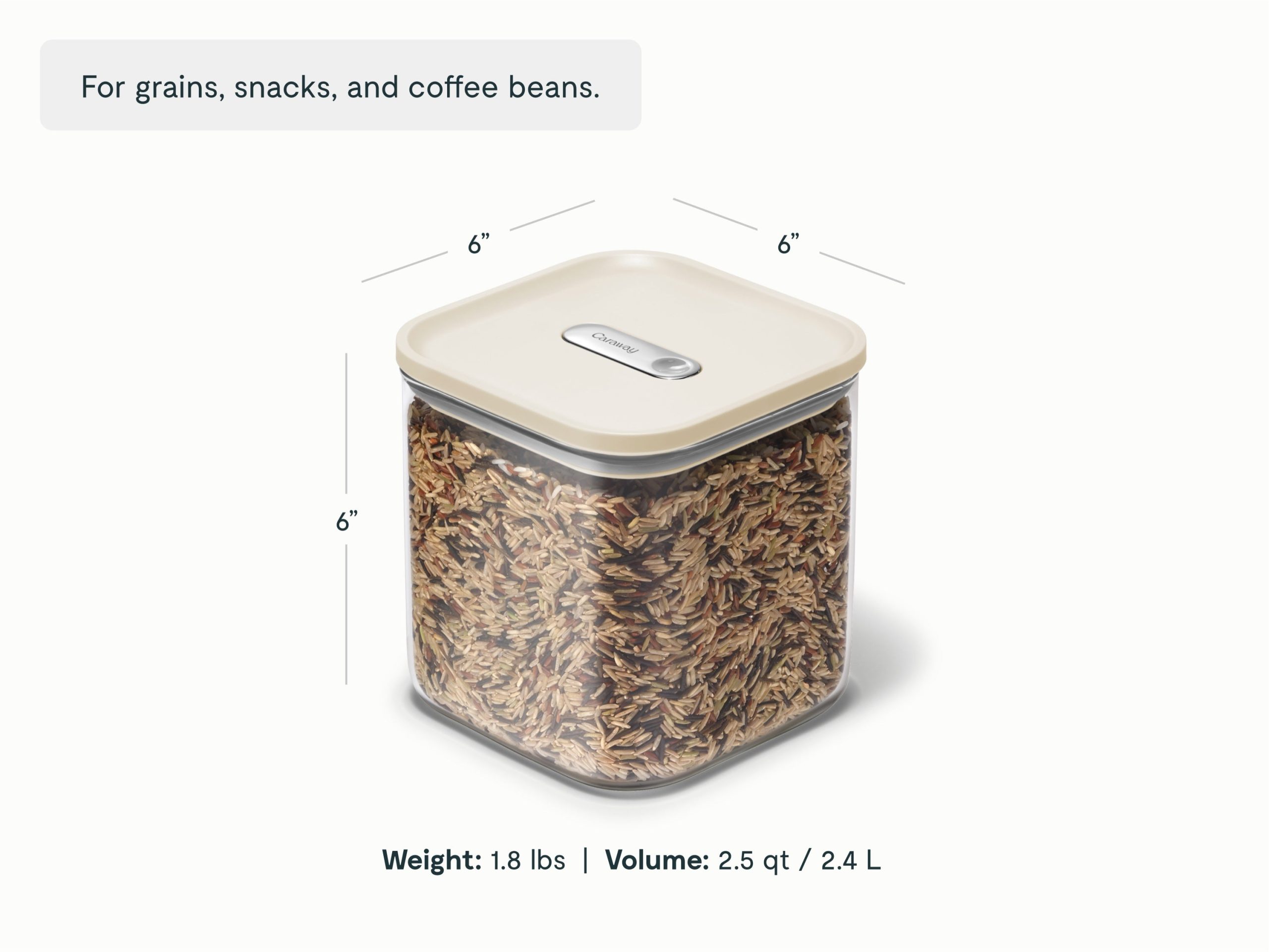 Medium Glass Airtight Container 4-pack - Image 2