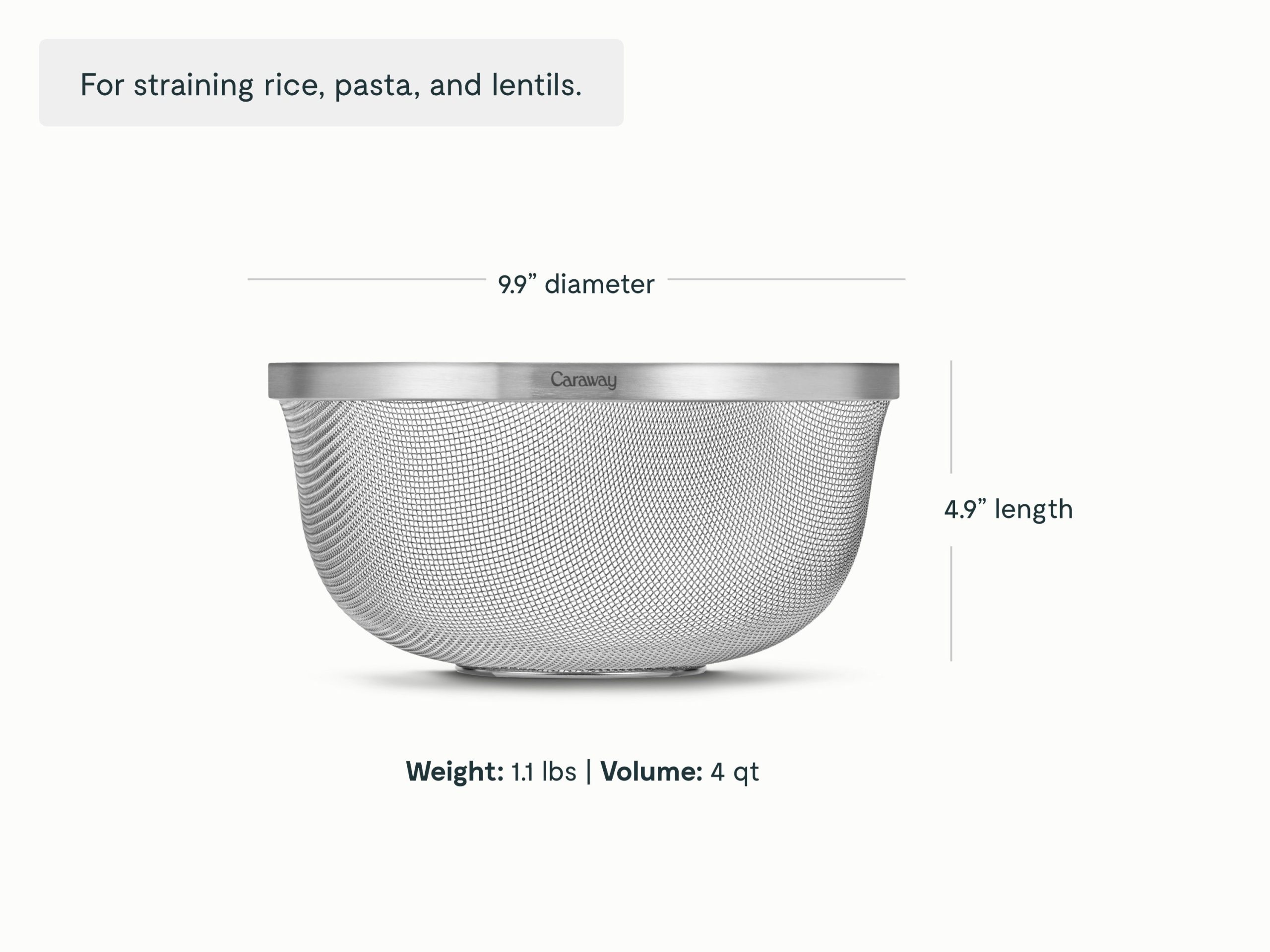 Medium Stainless Steel Strainer - Image 2