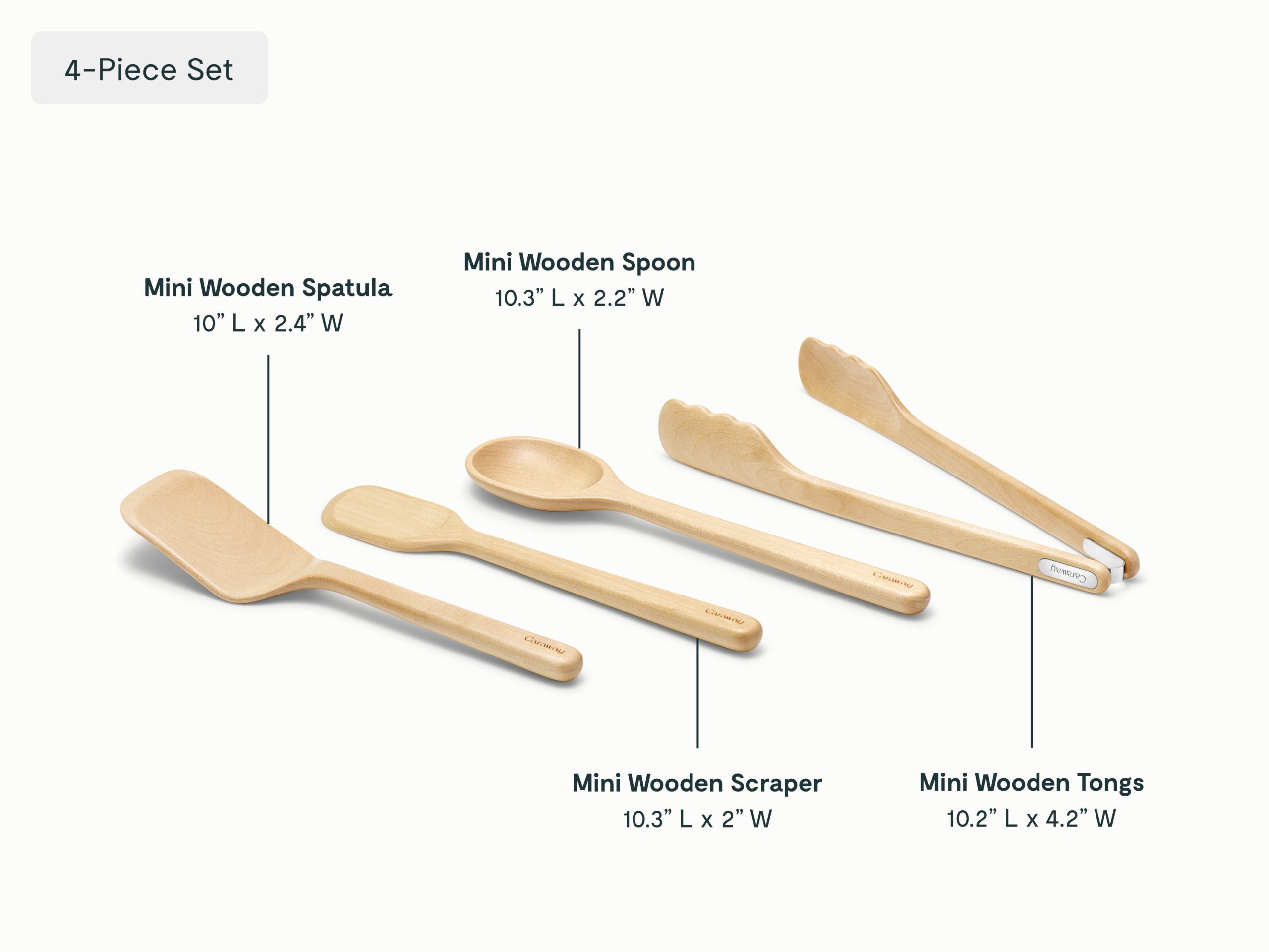 4 Piece Mini Utensil Set - Image 2