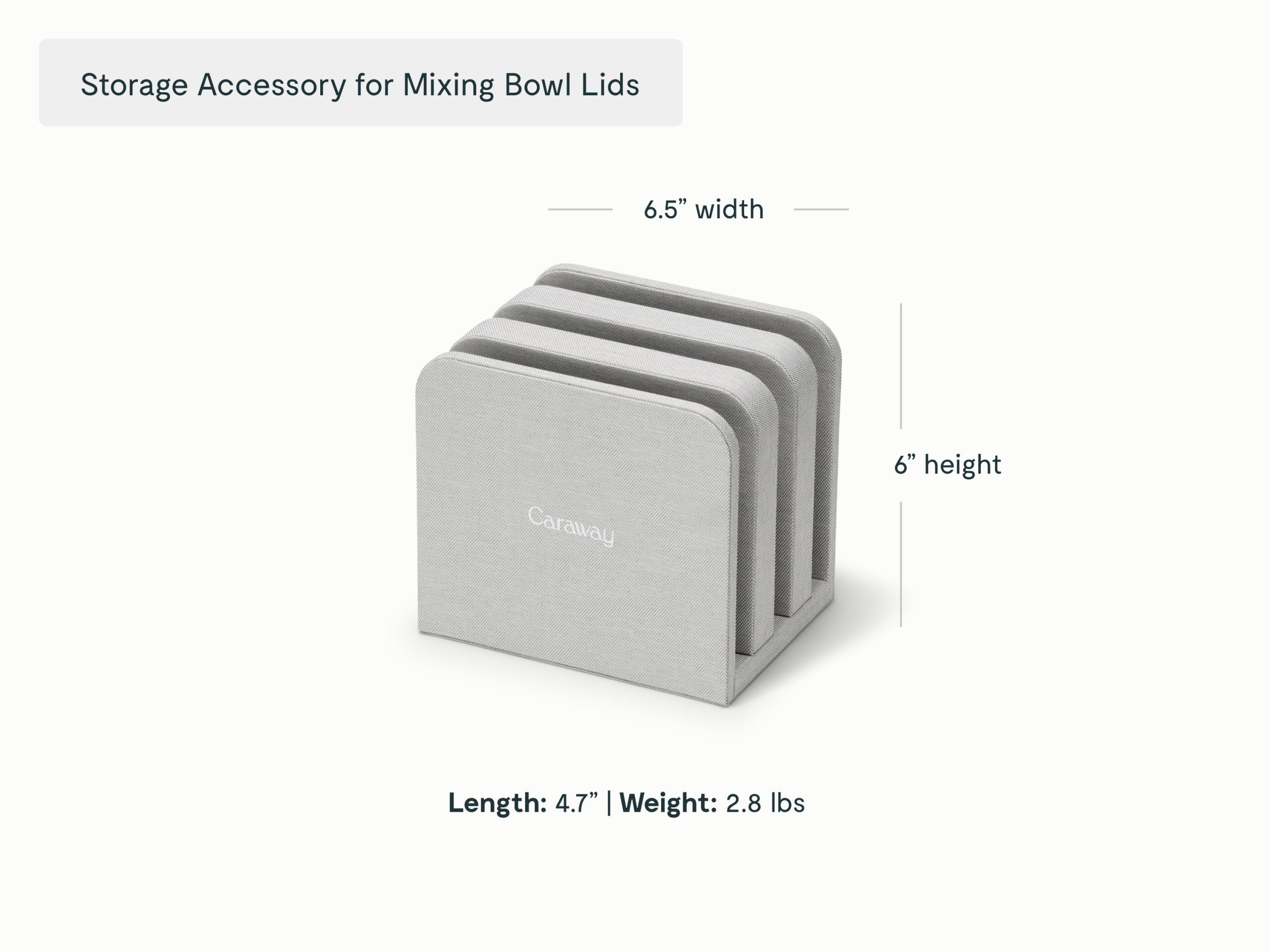 Mixing Bowl Lid Storage Organizer - Image 2