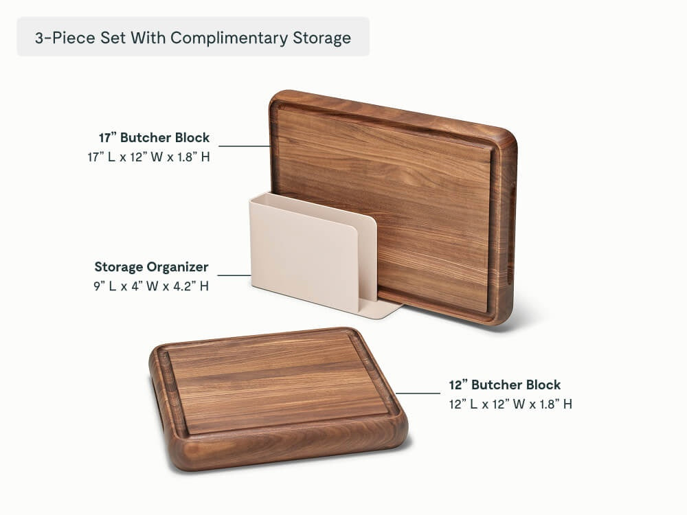 Prep & Serve Butcher Block Set - Image 9