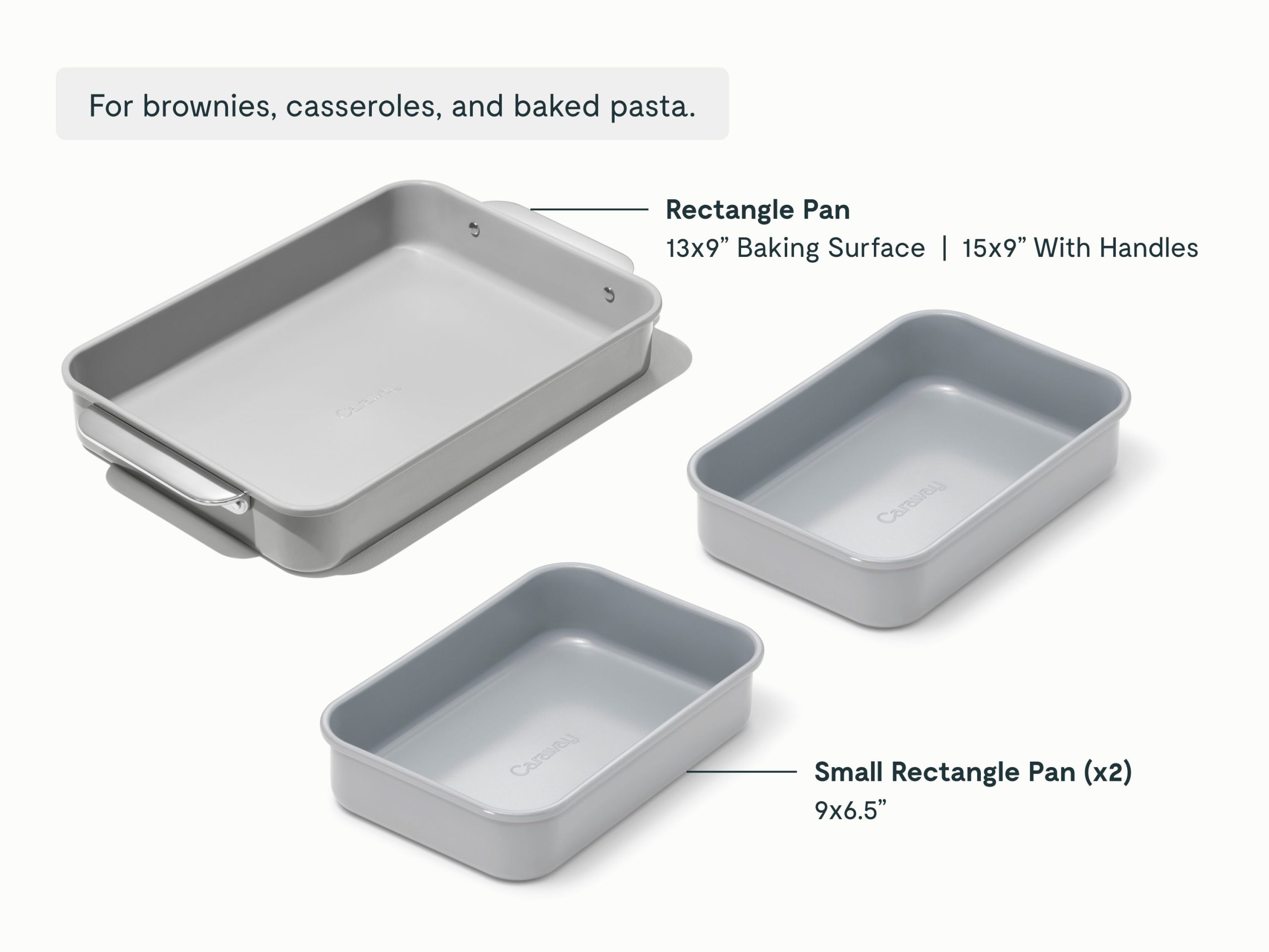 Rectangle Pan Trio - Image 9