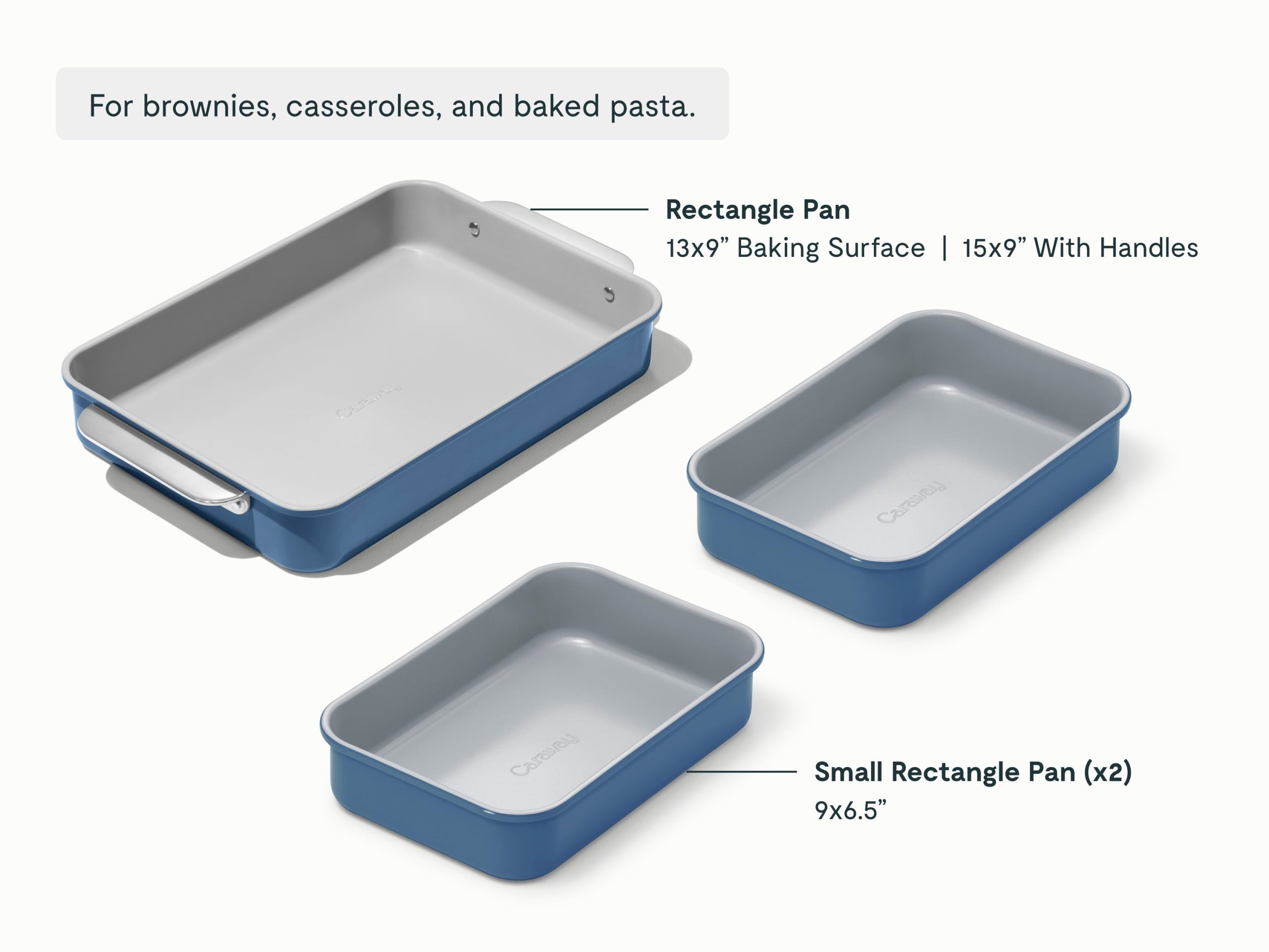 Rectangle Pan Trio - Image 17