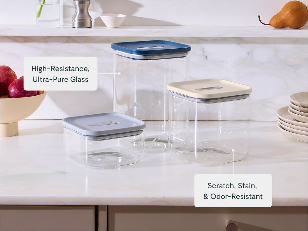 Small Glass Airtight Container 4-pack - Image 4