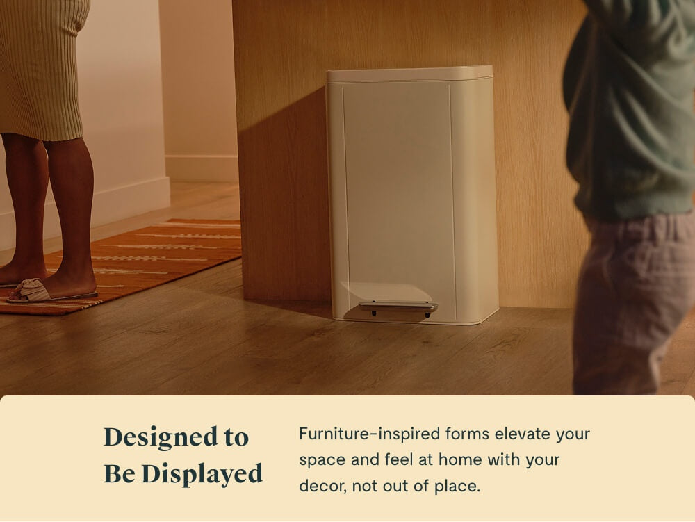 45L Rectangular Step Trash Can - Image 4