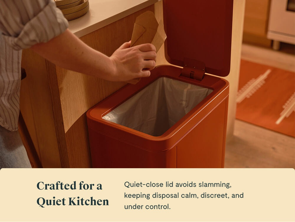 45L Rectangular Step Trash Can - Image 7